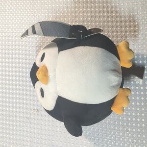 Oris Black and White Penguin Stuffed Animal